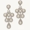 Lily And Rose Ophelia Örhängen Silver – Ivory (60468)