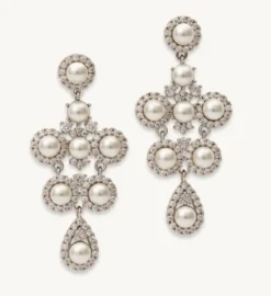 Lily And Rose Ophelia Örhängen Silver – Ivory (60468)