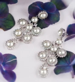 Lily And Rose Ophelia Örhängen Silver – Ivory (60468)