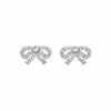 Lily And Rose Petite Antoniette Bow Örhängen – Crystal (Silver) 62582