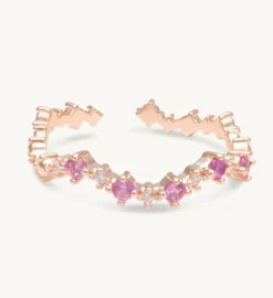 Lily And Rose Petite Capella Ring – Pink Ruby (Guld) 30034