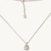 Lily And Rose Petite Miss Alice Halsband – Crystal (silver)