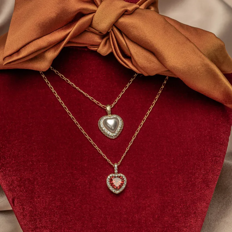 Lily And Rose /Rose Halsband – Garnet