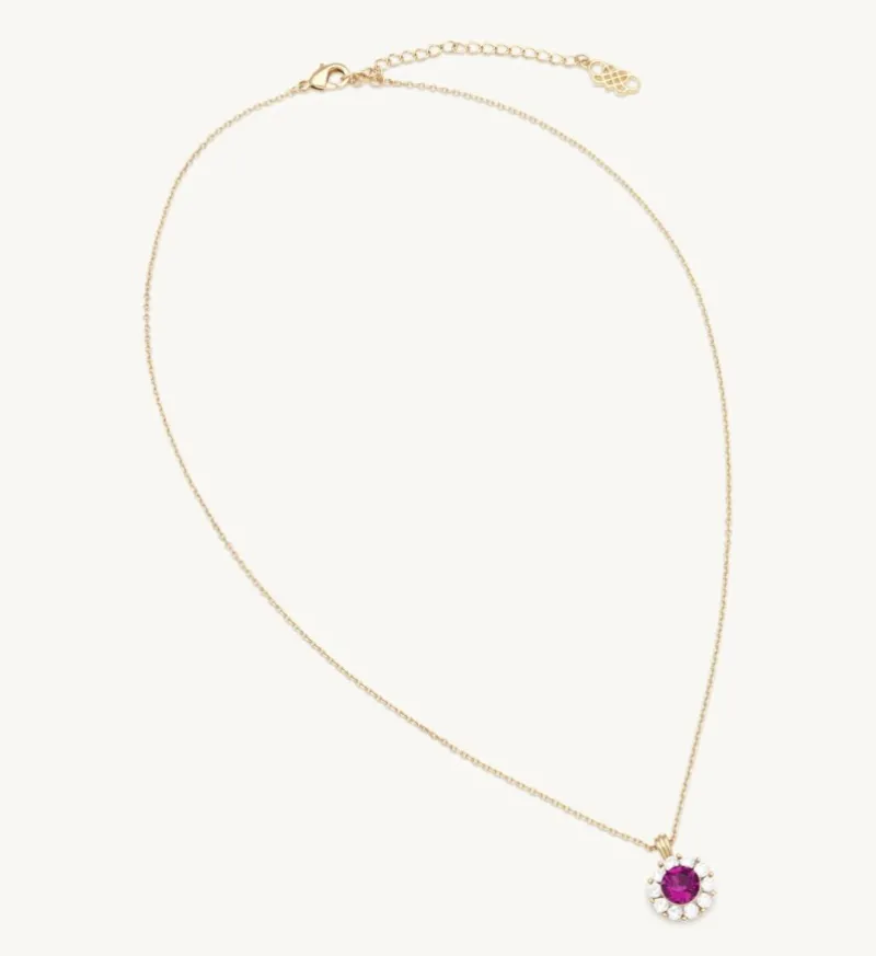 Lily And Rose Sofia Halsband – Amethyst (Guld) 40234