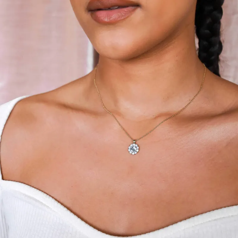 Lily And Rose Sofia Halsband – Light Amethyst (Guld) 40289