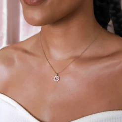 Lily And Rose Sofia Halsband – Light Amethyst (Guld) 40288