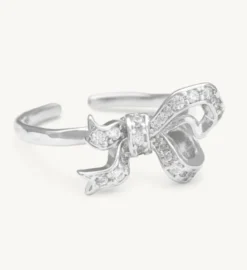 Lily And Rose Versaille Bow Ring – Crystal (Silver) 30402