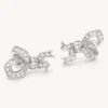 Lily And Rose Versailles Bow Örhängen – Crystal (Silver) 65032