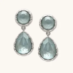 Lily And Rose Victoria Raindrop Örhängen -Sky blue 62710