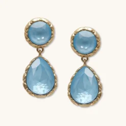 Lily And Rose Victoria Raindrop Örhängen -Sky blue 62711