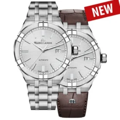 Aikon Maurice Lacroix 42mm + Brun Läderarmband AI6008-SS002-130-2