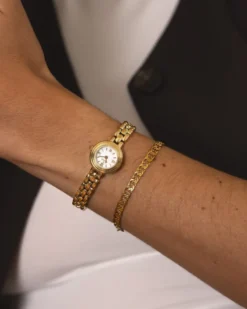 Klockor Mockberg Antique Combo Guld