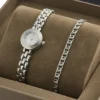 Klockor Mockberg Antique Combo Silver