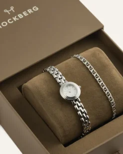 Klockor Mockberg Antique Combo Silver