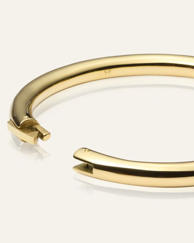 Armband Mockberg Aura Bold Bangle Guld