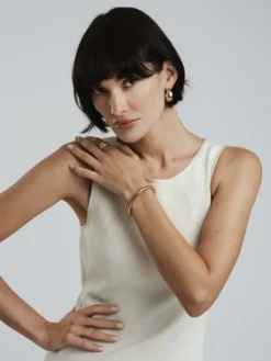 Armband Mockberg Aura Bold Bangle Guld