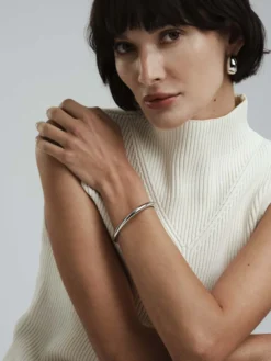 Armband Mockberg Aura Bold Bangle Silver