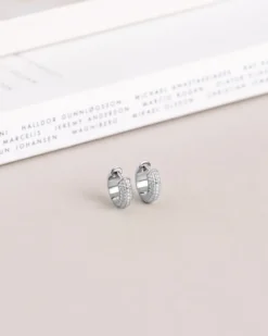 Mockberg Beaded Örhängen Small Silver
