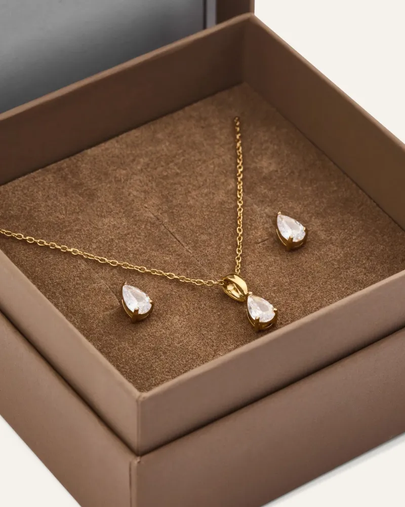 Halsband Mockberg Belle Combo Guld