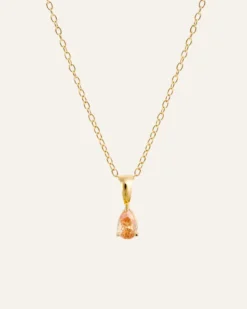 Halsband Mockberg Belle Guld – Champagne