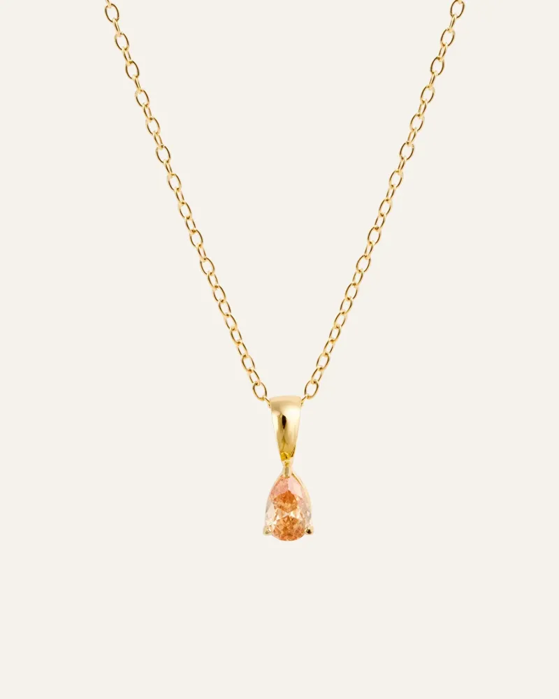 Halsband Mockberg Belle Guld – Champagne