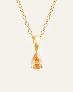 Halsband Mockberg Belle Guld – Champagne