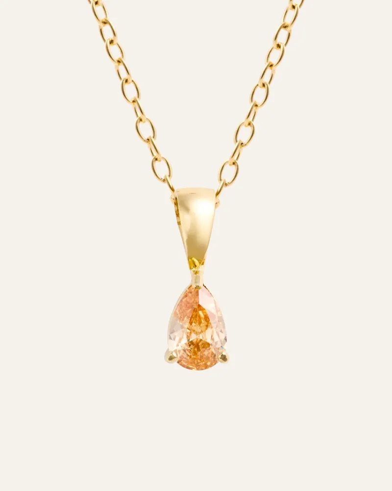 Halsband Mockberg Belle Guld – Champagne