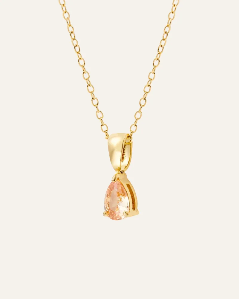 Halsband Mockberg Belle Guld – Champagne