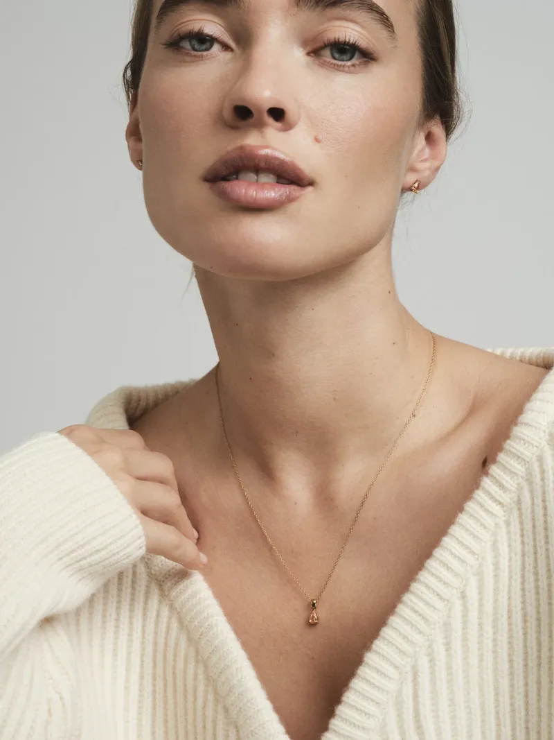 Halsband Mockberg Belle Guld – Champagne