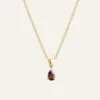 Halsband Mockberg Belle Guld – Coffee
