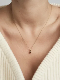 Halsband Mockberg Belle Guld – Coffee