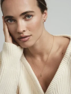 Halsband Mockberg Belle Guld – Coffee