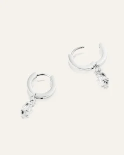 Mockberg Belle Hoops Örhängen Silver