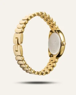 Klockor Mockberg Belle Oval Klocka Guld MB1418