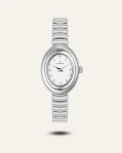 Klockor Mockberg Belle Oval Klocka Silver MB1419