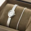 Klockor Mockberg Belle Oval Petite Combo Silver