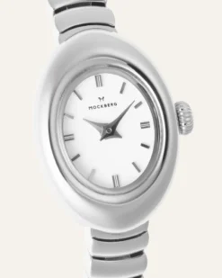 Klockor Mockberg Belle Oval Petite Klocka Silver MB1417