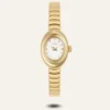 Klockor Mockberg Belle Oval Petite Klocka Guld MB1416