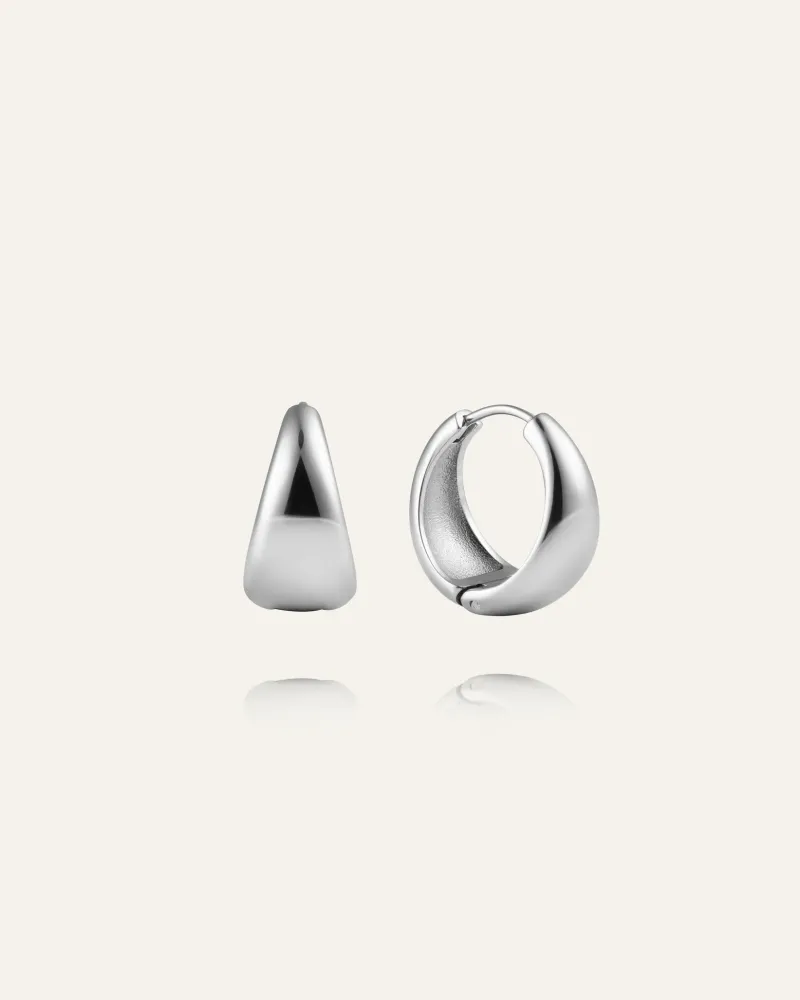 Mockberg Bold Örhängen Large Silver