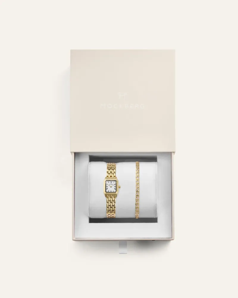 Klockor Mockberg Classic Combo Guld