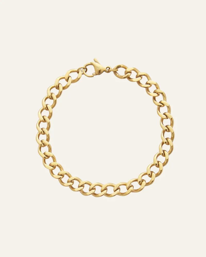 Armband Mockberg Curb Chain Guld