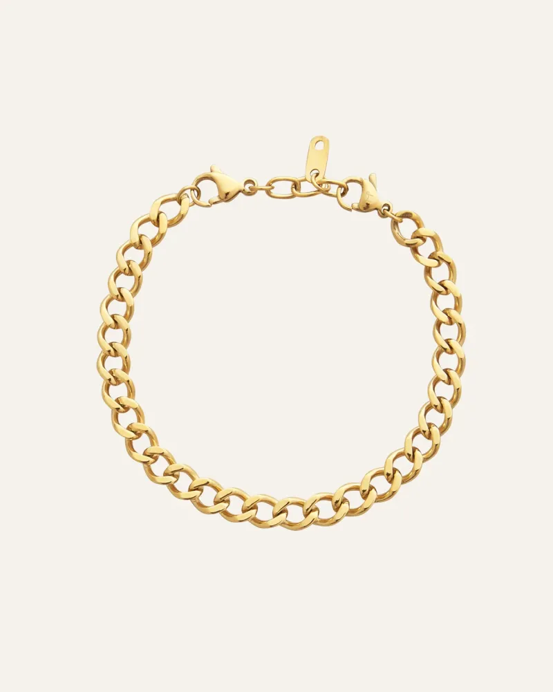 Armband Mockberg Curb Chain Guld