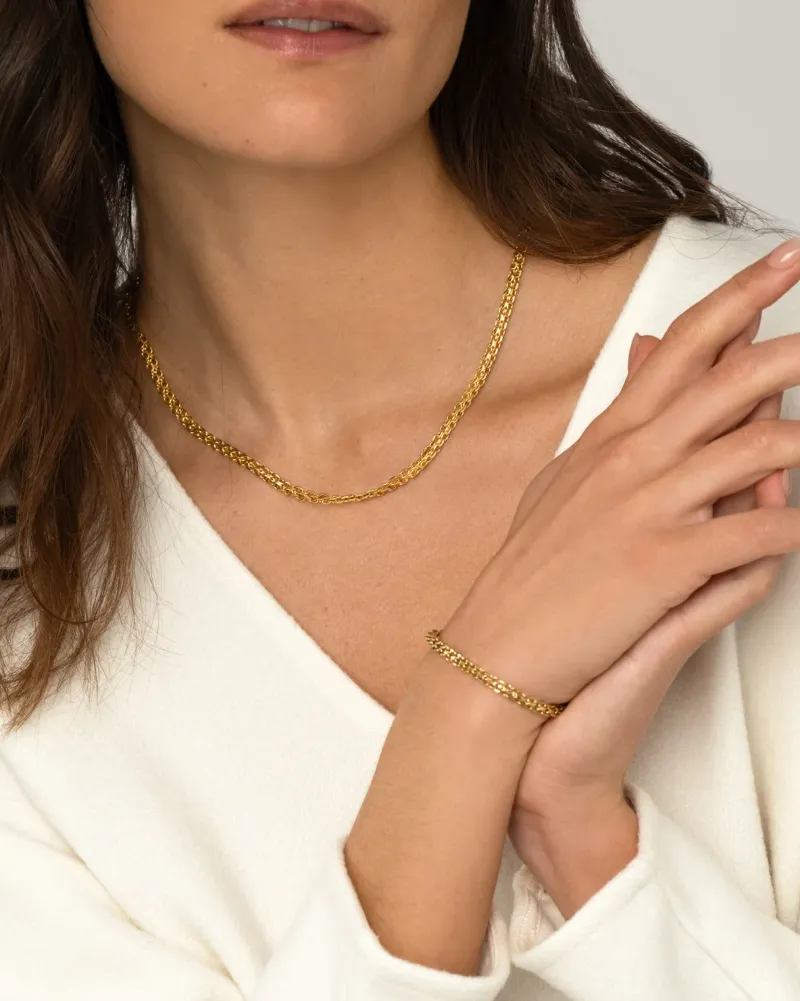 Halsband Mockberg Darling Guld