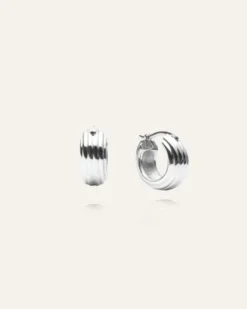 Mockberg Edge Ribbed Medium Bold Silver