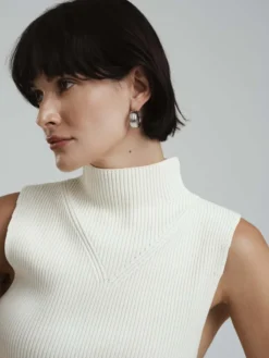 Mockberg Edge Ribbed Medium Bold Silver