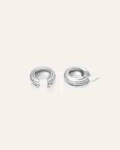 Mockberg Edge Ribbed Small Bold Silver