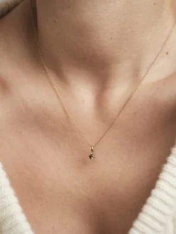 Halsband Mockberg Jolie Guld – Coffee