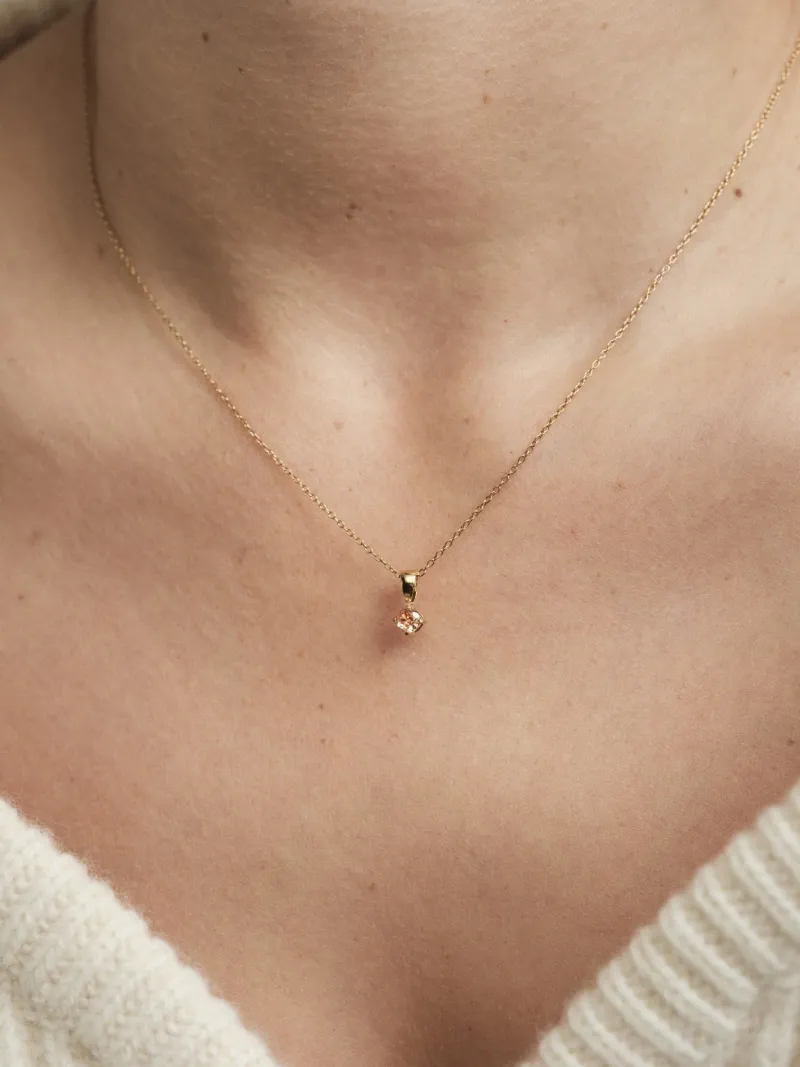 Halsband Mockberg Jolie Guld – Champagne