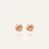 Mockberg Jolie Studs Örhängen Medium Guld – Champagne