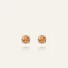 Mockberg Jolie Studs Örhängen Small Guld – Champagne
